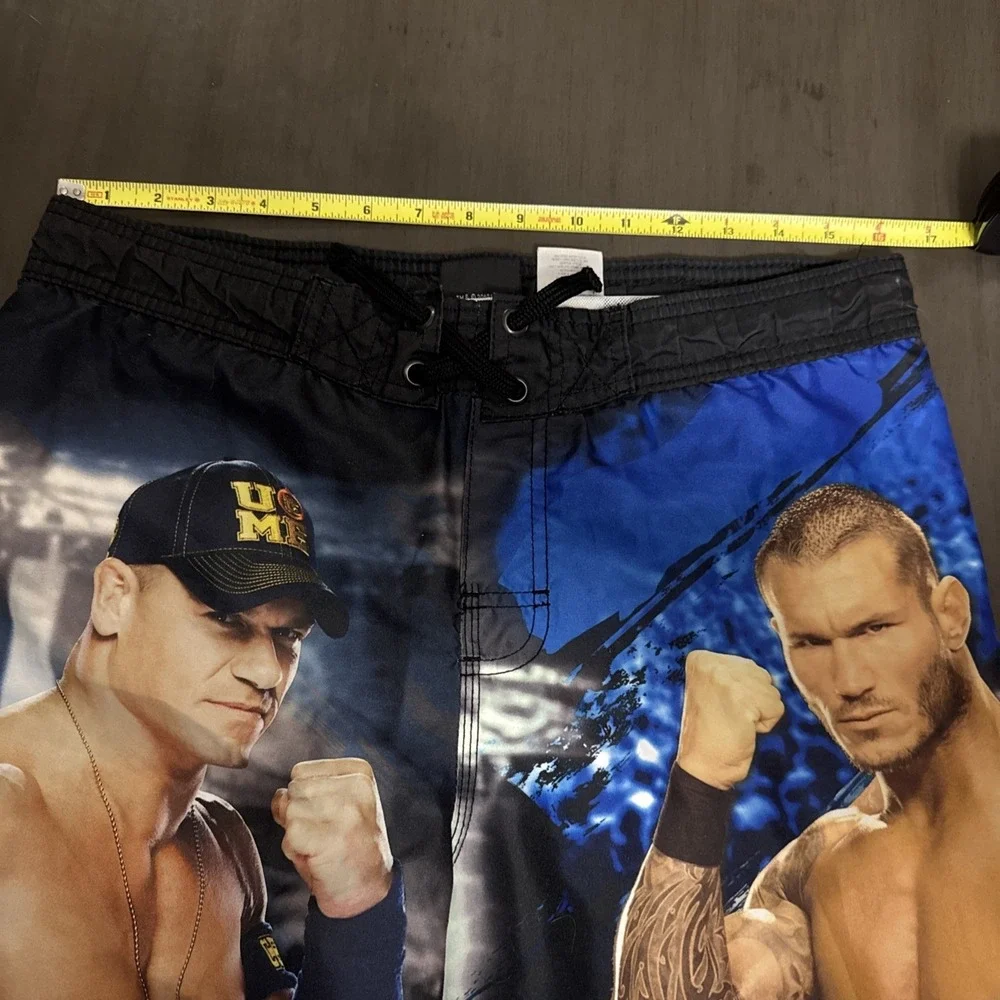 WWE Swim Trunks Boys XL Randy Orton Jon Cena Big Show Wrestling Swimming  Size32